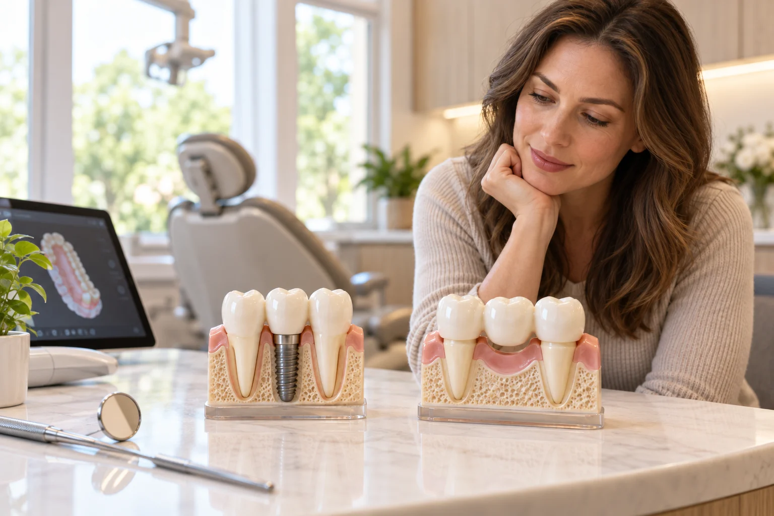 Dental Implants Vs Dental Bridge Tewksbury MA