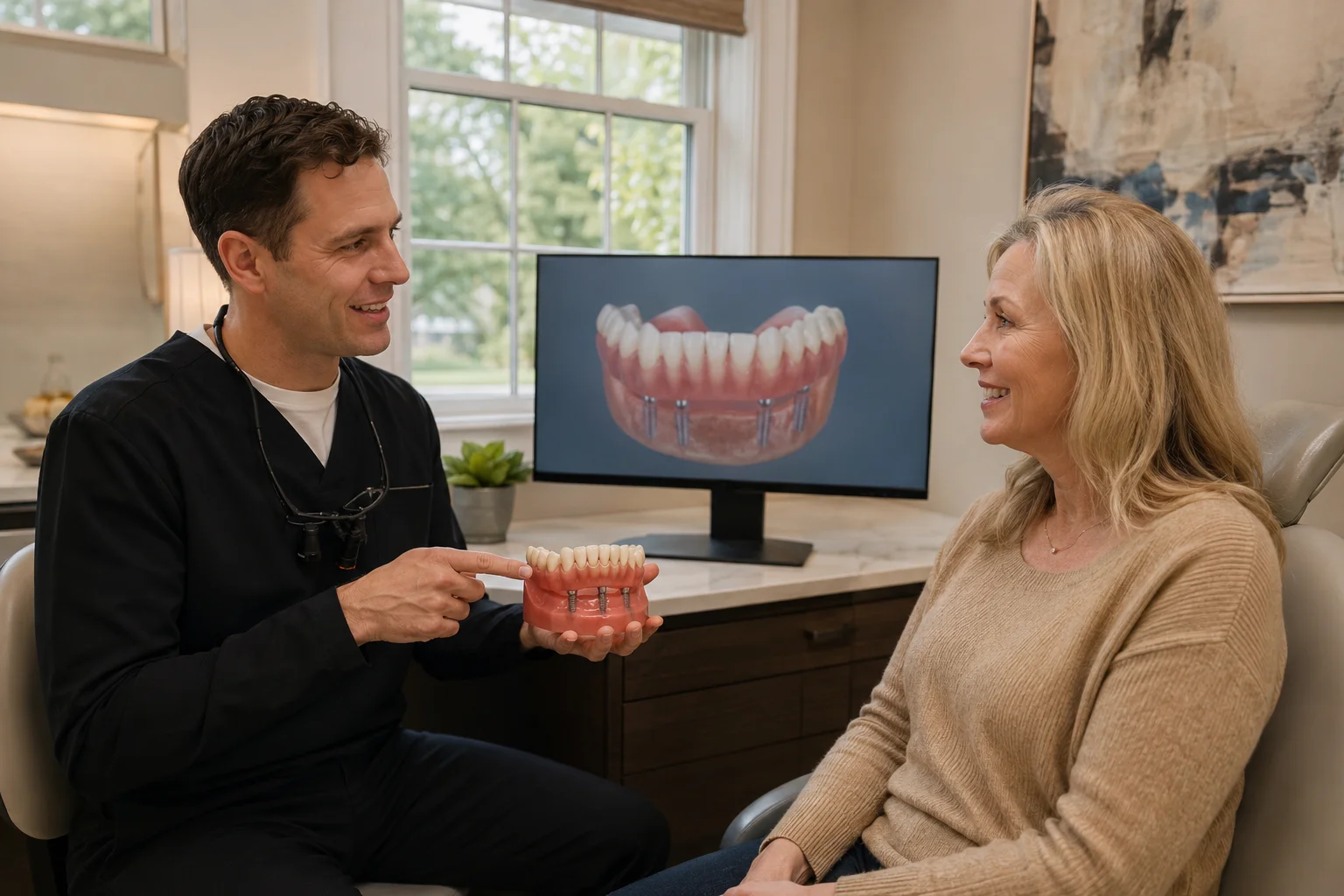 Full Arch Dental Implants in Tewksbury MA